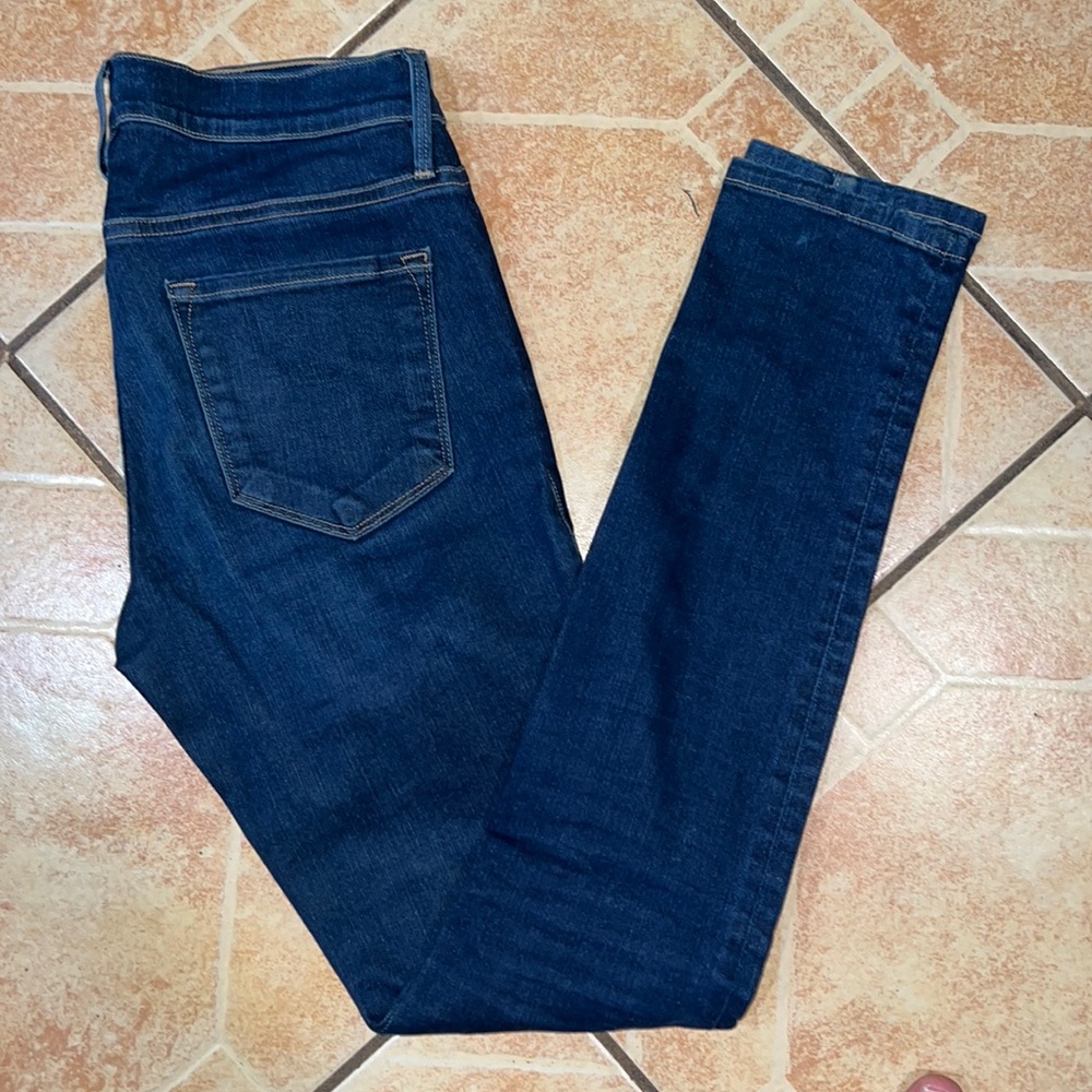 Frame Denim Women's Skinny Jeans - Dark Blue